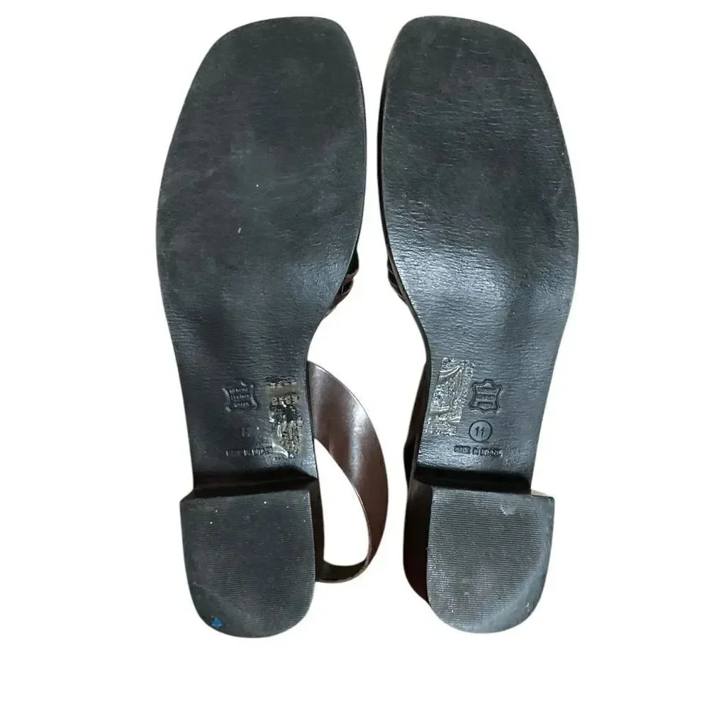 Leather Sandals Woman's Size 11
